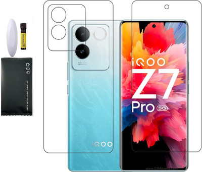 welldesign Front and Back Screen Guard for Vivo iQOO Z7 Pro 5G(Pack of 1)