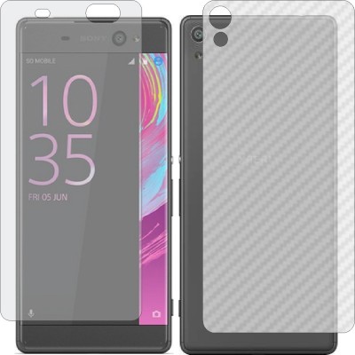 Mobling Front and Back Tempered Glass for Sony Xperia XA Ultra Dual(Pack of 2)