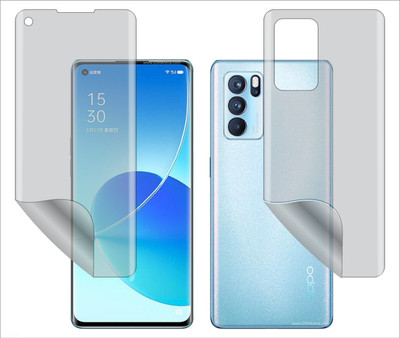 TELTREK Front and Back Screen Guard for OPPO RENO 6 PRO 5G CPH2249 (Edge to Edge Full Screen Protector)(Pack of 1)