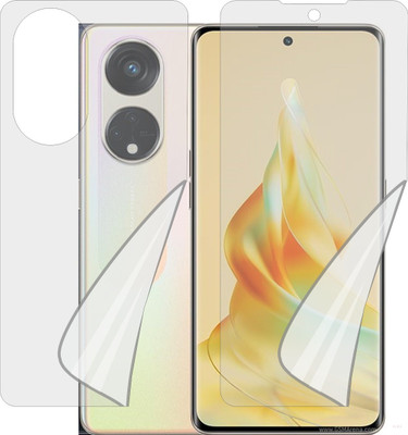 MOBART Front and Back Tempered Glass for OPPO RENO 8T 5G CPH2505 (Edge To Edge TPU Full Coverage)(Pack of 1)