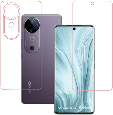 ECMERED Front and Back Screen Guard for Vivo V40 5G(Pack of 1)