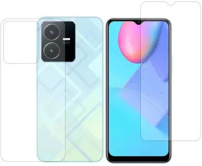 RUNEECH Front and Back Screen Guard for VIVO Y22(Pack of 2)
