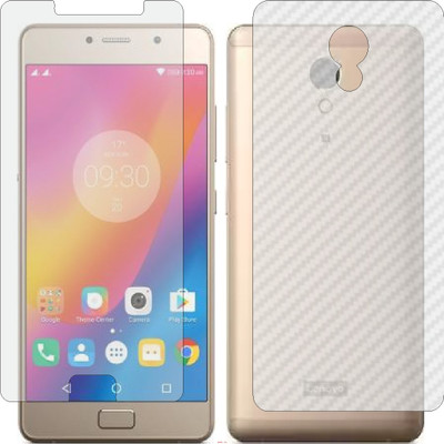 Mobling Front and Back Screen Guard for LENOVO P2 (Front 9H Hardness Matte & Carbon Fiber Skin for Back)(Pack of 2)