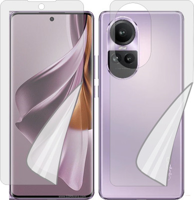 MOBART Front and Back Tempered Glass for OPPO CPH2525 (Edge To Edge TPU Full Coverage)(Pack of 1)