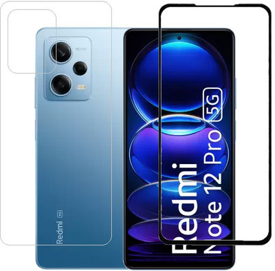HOBBYTRONICS Front and Back Screen Guard for Redmi Note 12 Pro, REDMI NOTE 12 PRO, redmi note 12 pro(Pack of 1)
