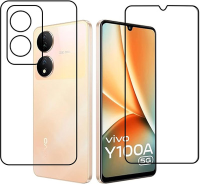 DVTECH Front and Back Screen Guard for Vivo Y100A Protective Compatible Mobile Screen Protector For (Not a Tempered glass)(Pack of 1)