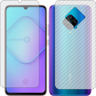 Mobling Front and Back Tempered Glass for VIVO S1 PRO(Pack of 2)