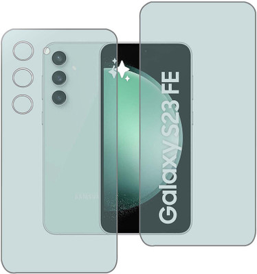 MOKPLZ Front and Back Screen Guard for Samsung Galaxy S23 FE 5G(Pack of 3)