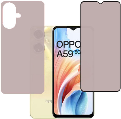 KARTRAY Front and Back Screen Guard for Oppo A59 5G(Pack of 2)