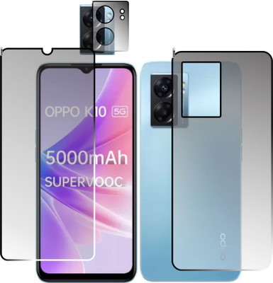 chakoor Front and Back Screen Guard for OPPO K10 5G(Pack of 2)