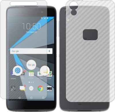 ZINGTEL Front and Back Screen Guard for BLACKBERRY DTEK50 (Front Matte Finish & Back 3d Carbon Fiber)(Pack of 2)