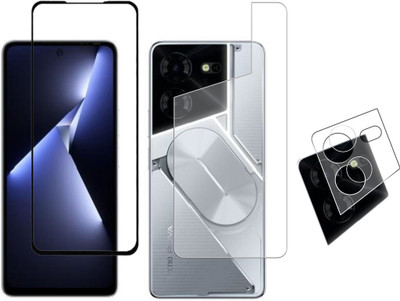 FINCH Front and Back Screen Guard for TECNO POVA 5 PRO(Pack of 3)