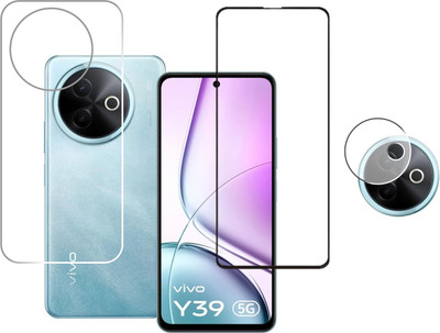 Olonga Front and Back Screen Guard for Vivo Y39 5G, Y39 5g, Vivo Y39(Pack of 3)
