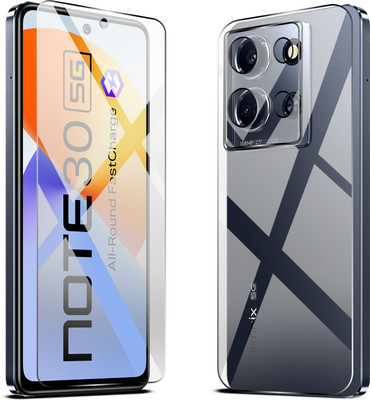 FCS Front and Back Screen Guard for Infinix Note 30 5G Screen Protector Front Back(Pack of 2)