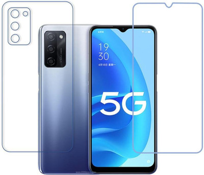 DVTECH Front and Back Screen Guard for 9H Oppo A55s(Pack of 1)