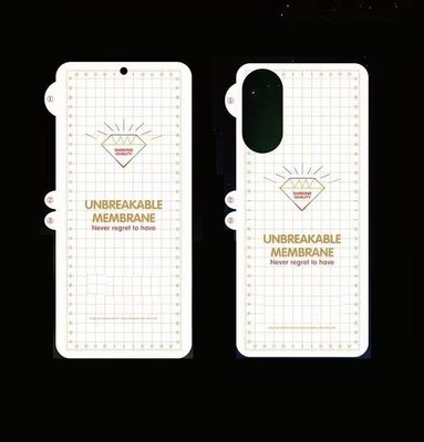 ELEF Front and Back Screen Guard for Oppo Reno 10 Glosy Finish Front Back Membrane Screen Guard Protector(Pack of 1)