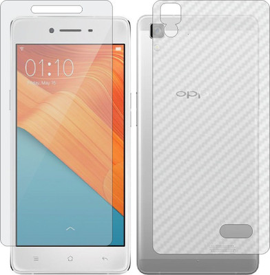 ZINGTEL Front and Back Screen Guard for OPPO R7 LITE (Front Matte Finish & Back 3d Carbon Fiber)(Pack of 2)