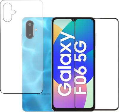 Olonga Front and Back Screen Guard for SAMSUNG Galaxy F06 5G, SAMSUNG Galaxy F06 5G, SAMSUNG Galaxy F06 5G, F06 Galaxy(Pack of 2)