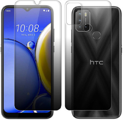 Enlinea Front and Back Screen Guard for HTC Wildfire E2 Play Front+Back (Matte)(Pack of 2)