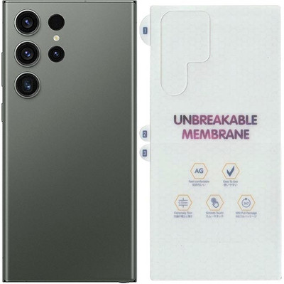 ONCRAVES Back Screen Guard for Samsung Galaxy S23 Ultra | Glossy Unbreakable Membrane(Pack of 1)