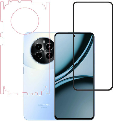 KARTRAY Front and Back Screen Guard for Realme Narzo 70x 5G, Realme 12 5G(Pack of 2)