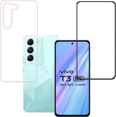 KARTRAY Front and Back Screen Guard for Vivo T3 5G(Pack of 2)