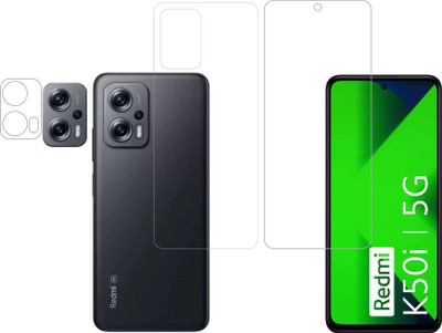Ten To 11 Front and Back Screen Guard for MI Redmi K50i(Pack of 3)