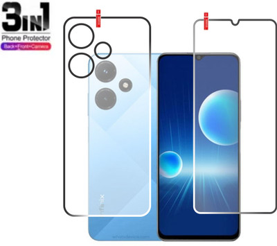 chakoor Front and Back Screen Guard for INFINIX HOT 30i(Pack of 3)
