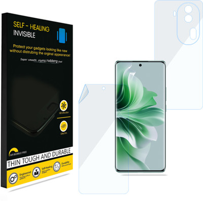 KUBERAN Front and Back Screen Guard for Oppo Reno11 Pro, Invisible Screen Protector / Body Protector, Scratch Guard, With installation kit(Pack of 1)