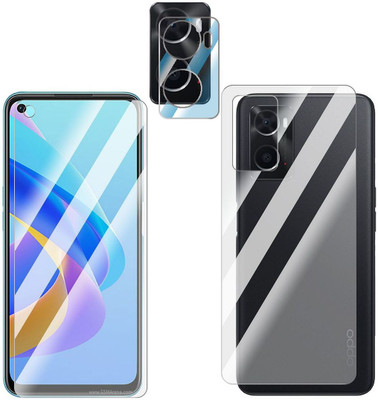 FCS Front and Back Screen Guard for Oppo A36 Front+Back+Camera (Glossy)(Pack of 3)