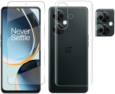 CaseTrendz Front and Back Screen Guard for OnePlus Nord CE 3 Lite 5G With Camera Lens Protector guard(Pack of 1)