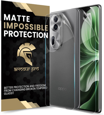 ArmourPro Front and Back Screen Guard for Oppo Reno 11 Pro 5G, Reno 11 Pro 5G, Reno 11 Pro, Oppo Reno 11 Pro, ( Not a Tempered Glass, it’s a Matte Nano Fiber Guard)(Pack of 1)