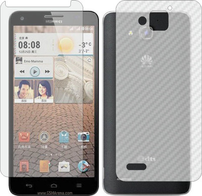Mobling Front and Back Tempered Glass for HUAWEI HONOR 3X G750(Pack of 2)