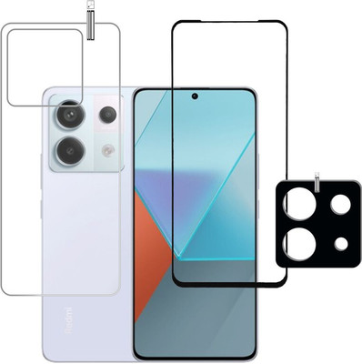 FINCH Front and Back Screen Guard for REDMI NOTE 13 PRO 5G(Pack of 3)