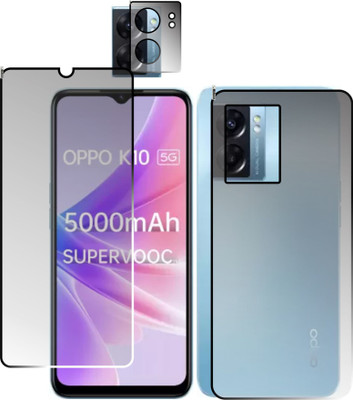 chakoor Front and Back Screen Guard for OPPO K10 5G(Pack of 2)