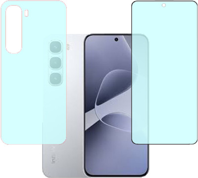 VAYUVAULT Front and Back Screen Guard for Infinix Hot 60 Pro, Matte glass, Back Screen Guard Matte finish(Pack of 2)