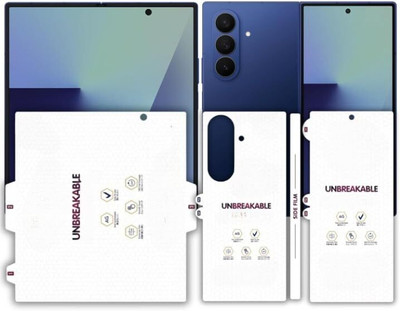 ankSONline Front and Back Screen Guard for Samsung Galaxy Z Fold 7 5G, |Unbreakable [Transparent Protective ,Anti-Scratch](Pack of 1)