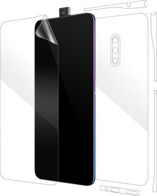 SR ENTERPRISE Front and Back Screen Guard for Realme X (Mobile)(Pack of 1)