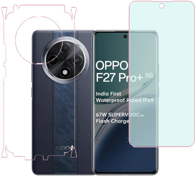 SPRITZEN Front and Back Screen Guard for Oppo F27 Pro Plus 5G(Pack of 2)