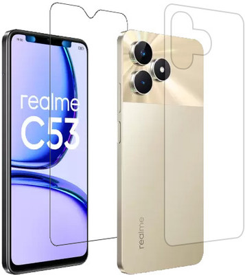 HOBBYTRONICS Front and Back Screen Guard for realme C53, Realme C53(Pack of 1)