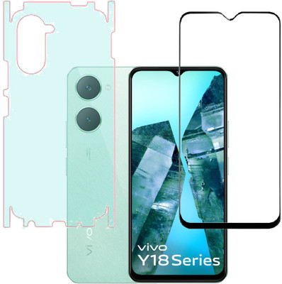 KARTRAY Front and Back Screen Guard for Vivo Y18(Pack of 2)