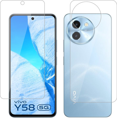 Vatsin Front and Back Screen Guard for ViVO Y58 5G(Pack of 2)