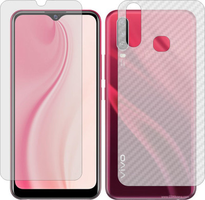 Mobling Front and Back Tempered Glass for VIVO Y3S(Pack of 2)
