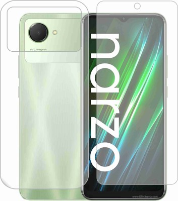 Polenta Front and Back Screen Guard for Realme Narzo 50i Prime(Pack of 2)