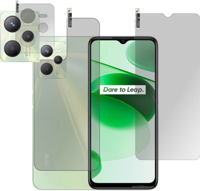 chakoor Front and Back Screen Guard for REALME C35(Pack of 3)