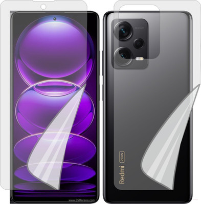 MOBART Front and Back Tempered Glass for XIAOMI REDMI NOTE 12 EXPLORER 5G (Edge To Edge TPU Full Coverage)(Pack of 1)