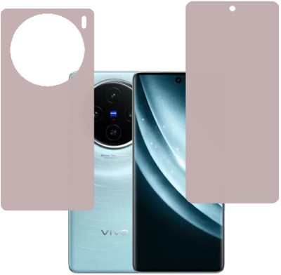 KARTRAY Front and Back Screen Guard for Vivo X100 Pro 5G, Matt(Pack of 2)
