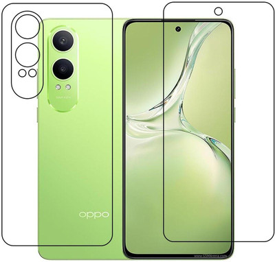 DVTECH Front and Back Screen Guard for Oppo K12x 9H Crystal Clear(Pack of 1)