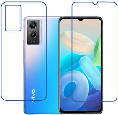 DVTECH Front and Back Screen Guard for 9H Crystal Clear Front And TPU Backvivo Y72t(Pack of 1)