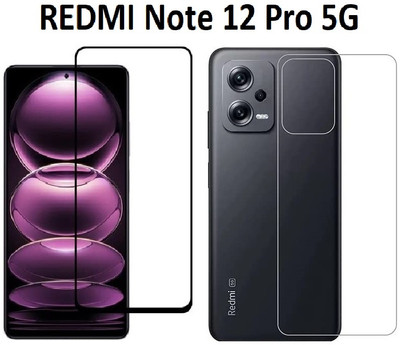 LIKEDESIGN Front and Back Screen Guard for Redmi Note 12 Pro 5G, Redmi Note 12 Pro(Pack of 1)